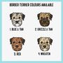 Personalised Border Terrier ID Tag, thumbnail 4 of 5