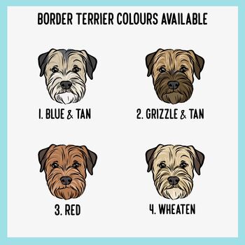 Personalised Border Terrier ID Tag, 4 of 5