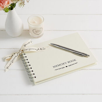 A5 Ivory Memory Book With 'Memories Last Forever' Pen, 2 of 2