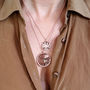 'Be True To Yourself' Engraved Coin Necklace, thumbnail 3 of 7