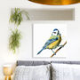 Inky Blue Tit Canvas Gallery Print, thumbnail 7 of 10