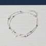 Sterling Silver Stars Bracelet, thumbnail 1 of 5