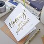 Engagement Wedding Card | Hooray You're Getting Hitched, thumbnail 5 of 5
