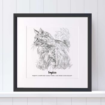 Personalised Pet Dog Portrait Sketch, 4 of 12