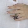 Double Star Necklace, thumbnail 2 of 3