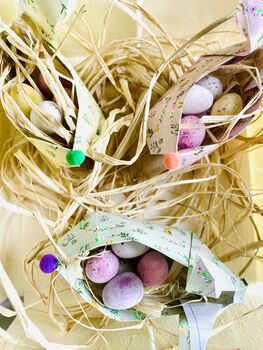 Fold Your Own Origami Paper Easter Bunny Baskets, 4 of 12