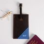Oiled Leather Luggage Tag, thumbnail 2 of 10
