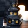Black Haunted House Oil Burner And Wax Warmer, thumbnail 1 of 3