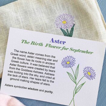 Personalised Birthday Flower Heat Up Hot Wheat Bag Gift, 6 of 6