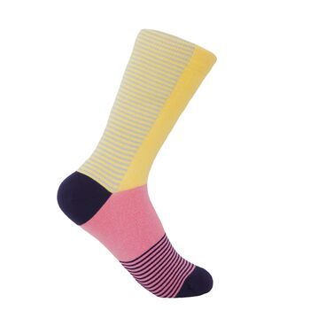 Customised Yellow Luxury Women's Socks Three Pair Gift, 5 of 6