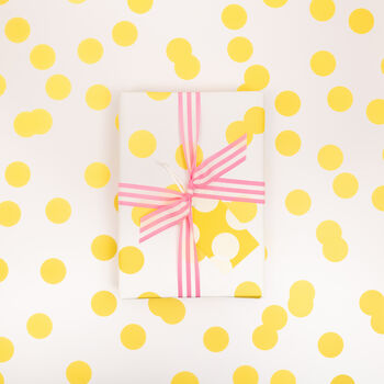 Yellow Polka Dot Gift Tags, 2 of 2