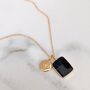 The Duo Black Onyx Necklace, thumbnail 2 of 11
