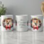 Personalised Corgi Christmas Wreath Dog Mug, thumbnail 2 of 2