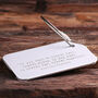 Customised Aluminium Luggage Tag In Various Colours, thumbnail 1 of 2