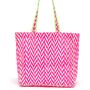 Quilted Tote Bag | Neon Pink, thumbnail 2 of 3