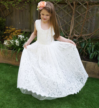 Saffron Flower Girl Dress ~ Lilly + Bo Collection, 2 of 9