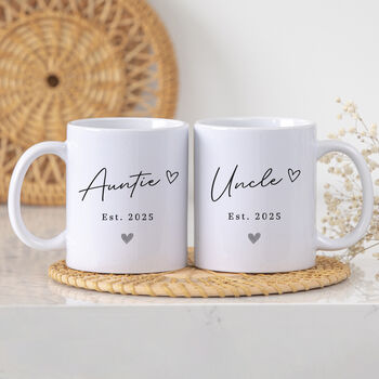 Personalised Nanny And Grandad Mugs Gift For New Grandparents, 5 of 5