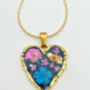 Gothic Heart Earrings With Real Flowers, thumbnail 8 of 12