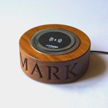 Personalised Wireless Phone Charger, 3 of 7