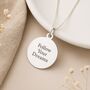Personalised Sterling Silver St Christopher Necklace, thumbnail 3 of 11