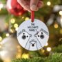 Personalised Polar Bear Family Christmas Decoration, thumbnail 1 of 3