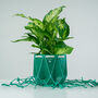 Three Origami Self Watering Eco Plant Pots | Sea Waste, thumbnail 9 of 12