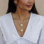 Sagittarius Zodiac Coin Pendant Necklace, thumbnail 1 of 5