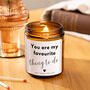 Favourite Thing To Do Funny Valentines Candle, thumbnail 1 of 6