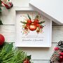 Handmade Red Bauble Christmas Card For Any Recipient, Customisable, thumbnail 1 of 6