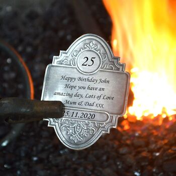 Personalised Barolo With Birthday Pewter Label, 3 of 7