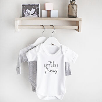 Personalised Littlest Baby Name Bodysuit, 3 of 6