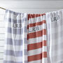 Striped Personalised Beach Towel, thumbnail 2 of 2