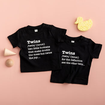 Funny Twin Definition T Shirt, 2 of 8