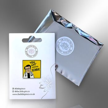 You Not Gonna Starve Dr Now Enamel Pin Badge, Funny Birthday Gift For Men And Women, Weight Loss 600lb Life Pin, 5 of 8