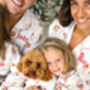 Personalised Matching Family Christmas Santa Print Pyjamas, thumbnail 9 of 12
