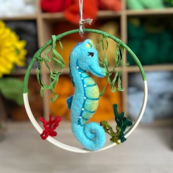 Sea Horse Needle Felting Kit, 4 of 4