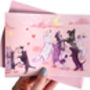 Dog And Cat Valentines Card, thumbnail 1 of 5