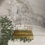 Floral Personalised Guest Book Sign Clear A5 With Custom Names And Date, thumbnail 6 of 6
