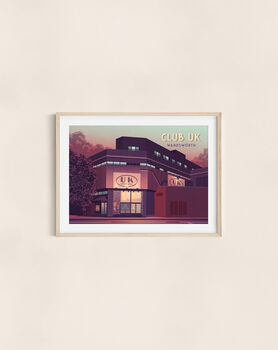 Club UK Nightclub Wandsworth Travel Poster Art Print, 3 of 8