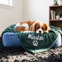 Personalised Green Pet Blanket, thumbnail 1 of 5