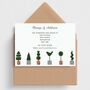 Topiary Change Of Address Cards Plain Or Plantable Card, thumbnail 1 of 3