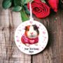 Personalised Guinea Pig Love Decoration, thumbnail 1 of 2