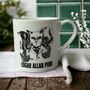 Edgar Allan Purr Book And Cat Lover Mug, thumbnail 4 of 5