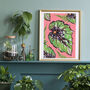 Houseplant Bold Begonia Art Print, thumbnail 1 of 2