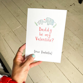 Personalised Daddy Be My Valentine Card, 4 of 6