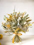 Dried Eucalyptus Bouquet With Statice And Solidago, thumbnail 1 of 5