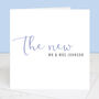 Personalised 'The New' Calligraphy Wedding Card, thumbnail 1 of 5