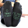 Put Your Feet Up Personalised Teacher Gift Socks, thumbnail 1 of 2