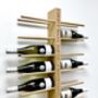 Personalised Oak Wall Wine Racks, thumbnail 5 of 6