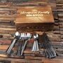 Personalised Cutlery Set With Wood Box, thumbnail 3 of 6